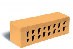 Клинкерный кирпич, ЛСР, Валенсия, соломенный, гладкий, М300